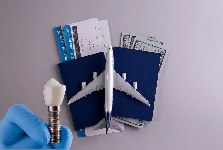 czy można latać samolotem z implantami zębowymi